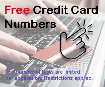 Free Credit Card Numbers Generator, Valid Fake CC Generator
